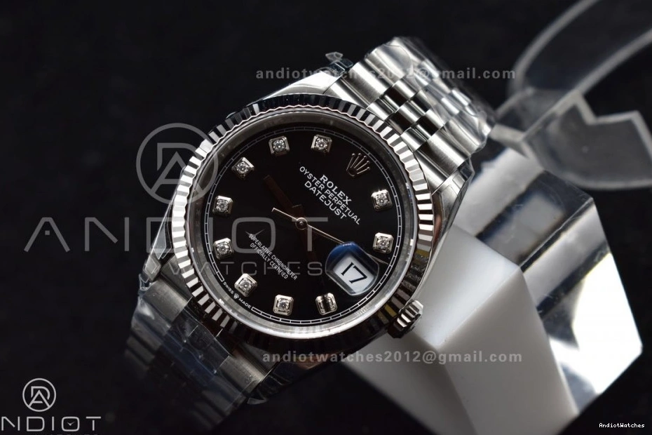 Black Edition Dial Bracelet Steel VS 126234 1:1 TechFriendly 410 Best SS VSF Jubilee 36 904L DateJust Diamond On 0412
